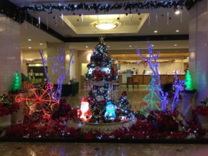 名古屋ガーデンパレスのクリスマスツリー